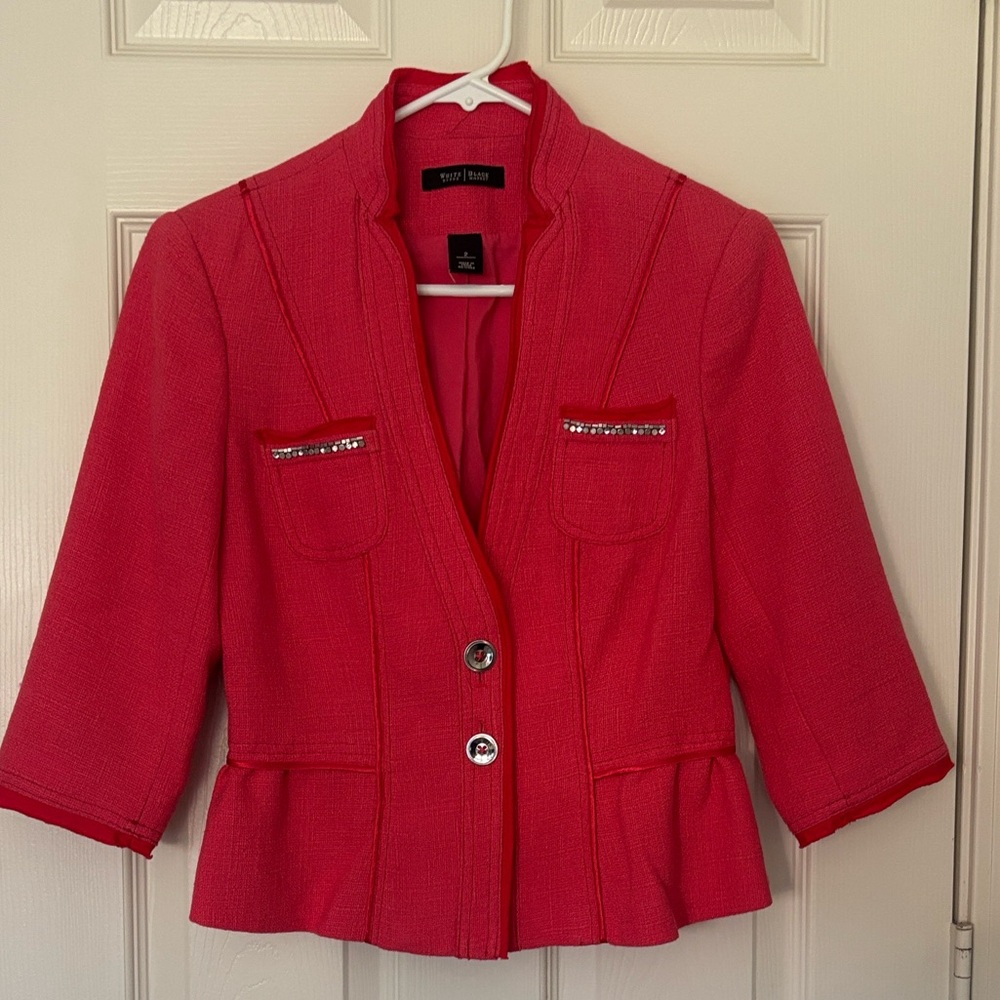 WHBM coral jacket